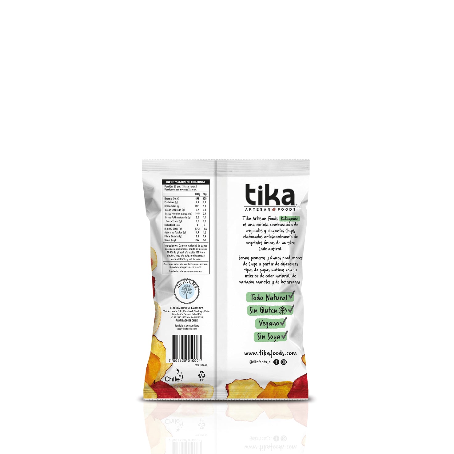 Tika Veggie Chips Patagonia 35g x 48 unidades