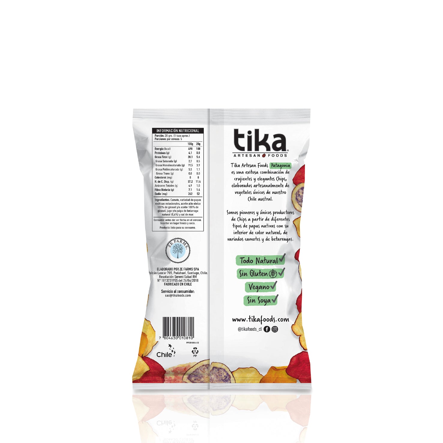 Tika Veggie Chips Patagonia 100g