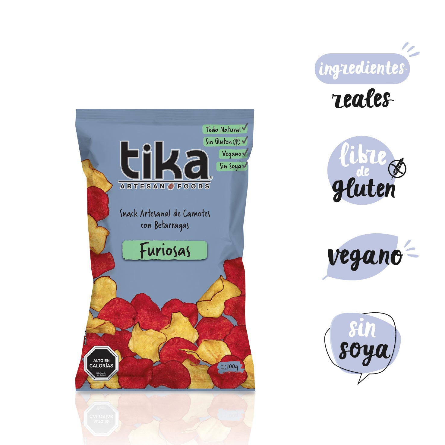 Tika Veggie Chips Furiosas 100g