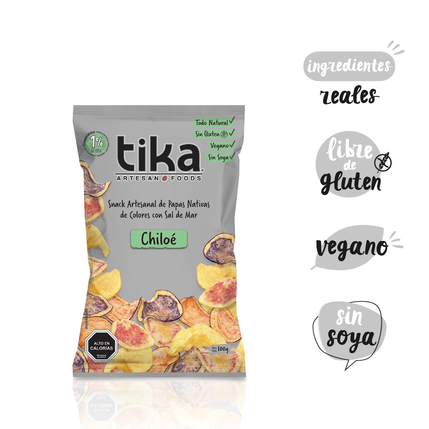 Tika Veggie Chips Chiloé 100g