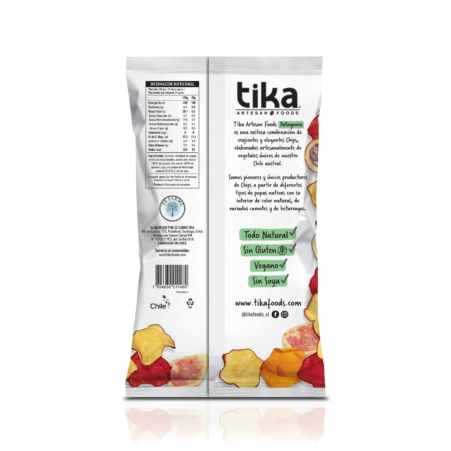 Tika Veggie Chips Patagonia 150g