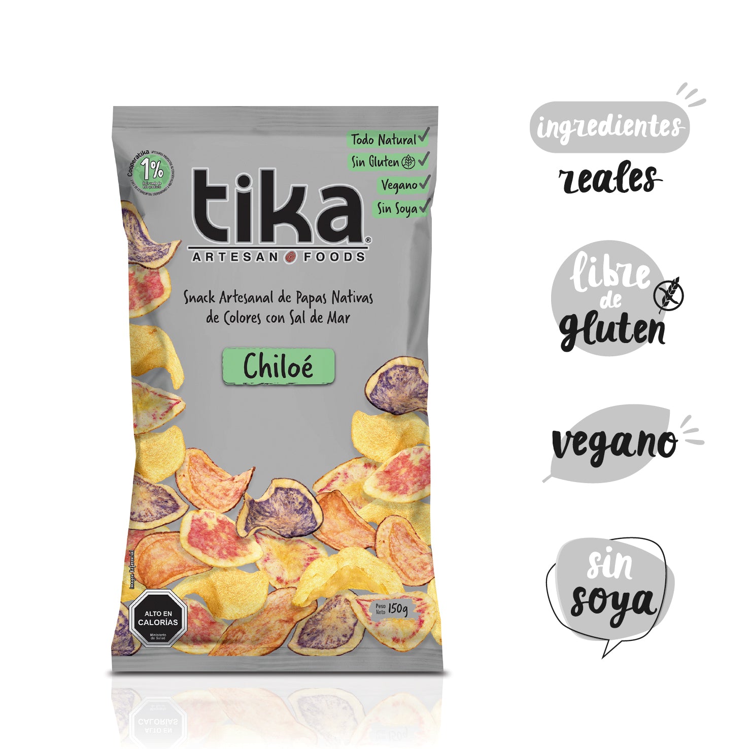 Tika Veggie Chips Chiloé 150g x 14 unidades