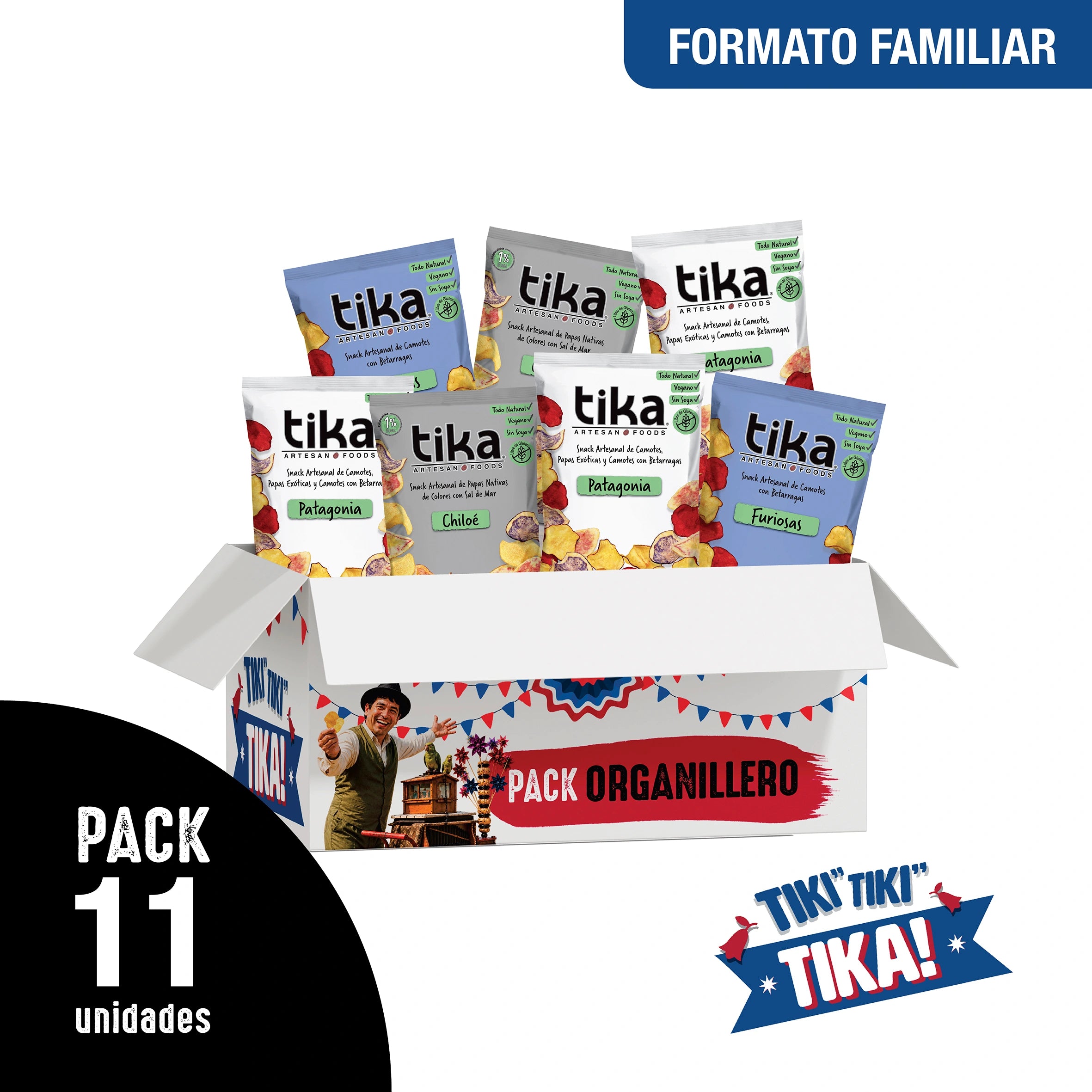 Pack Organillero - 11 unidades 150g