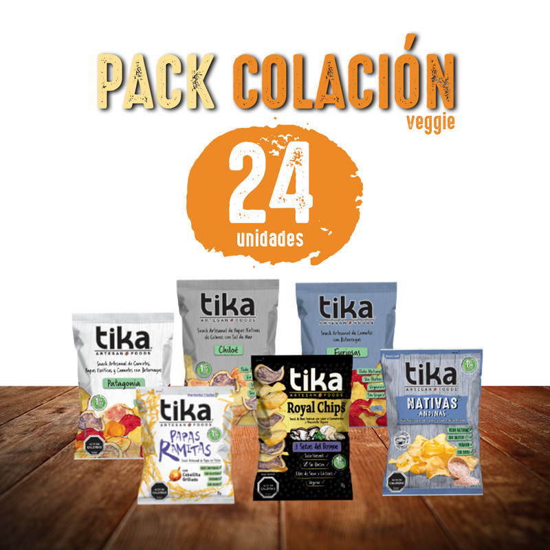 Pack Colación Veggie / 📦 24 unidades