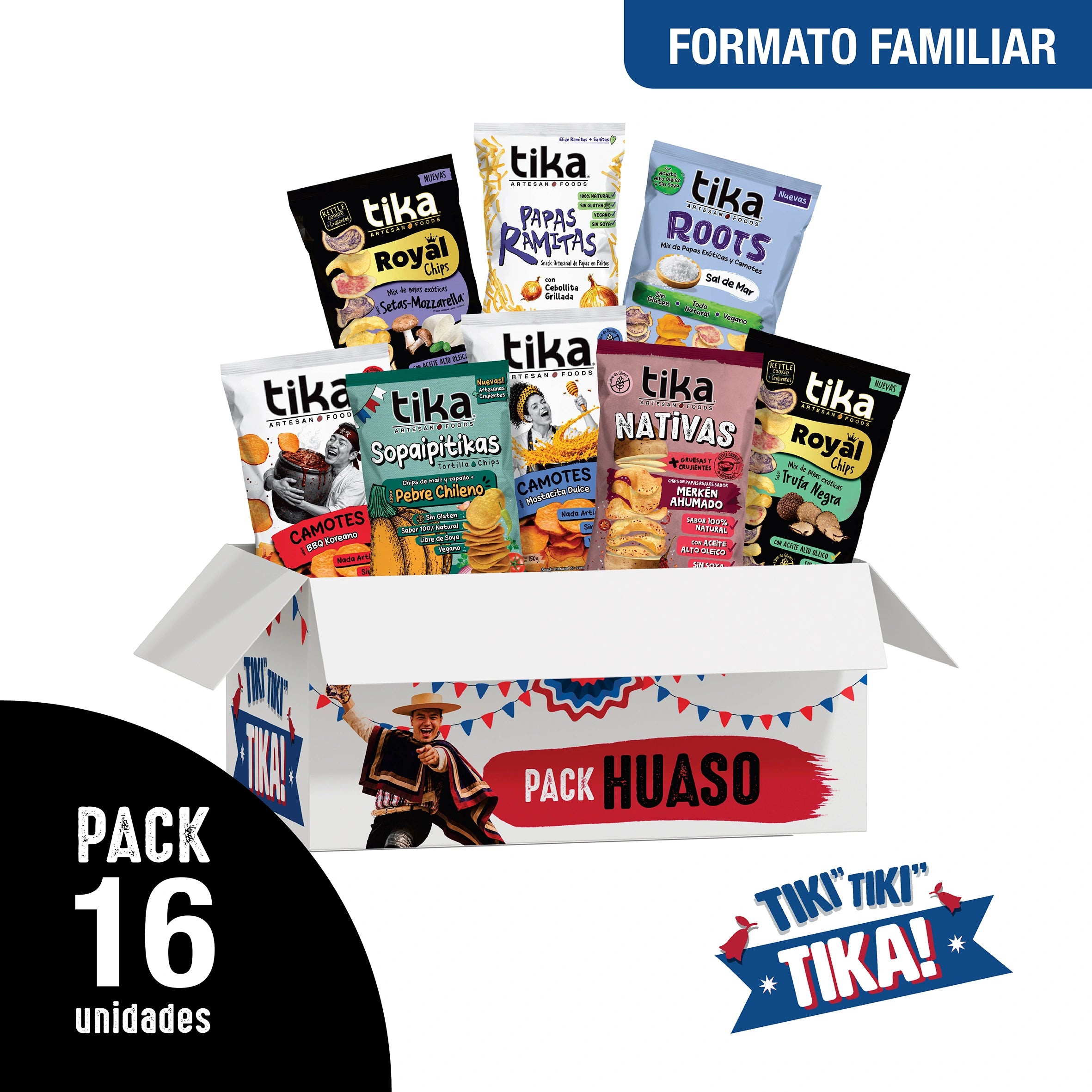 Pack Huaso - 16 Familiares