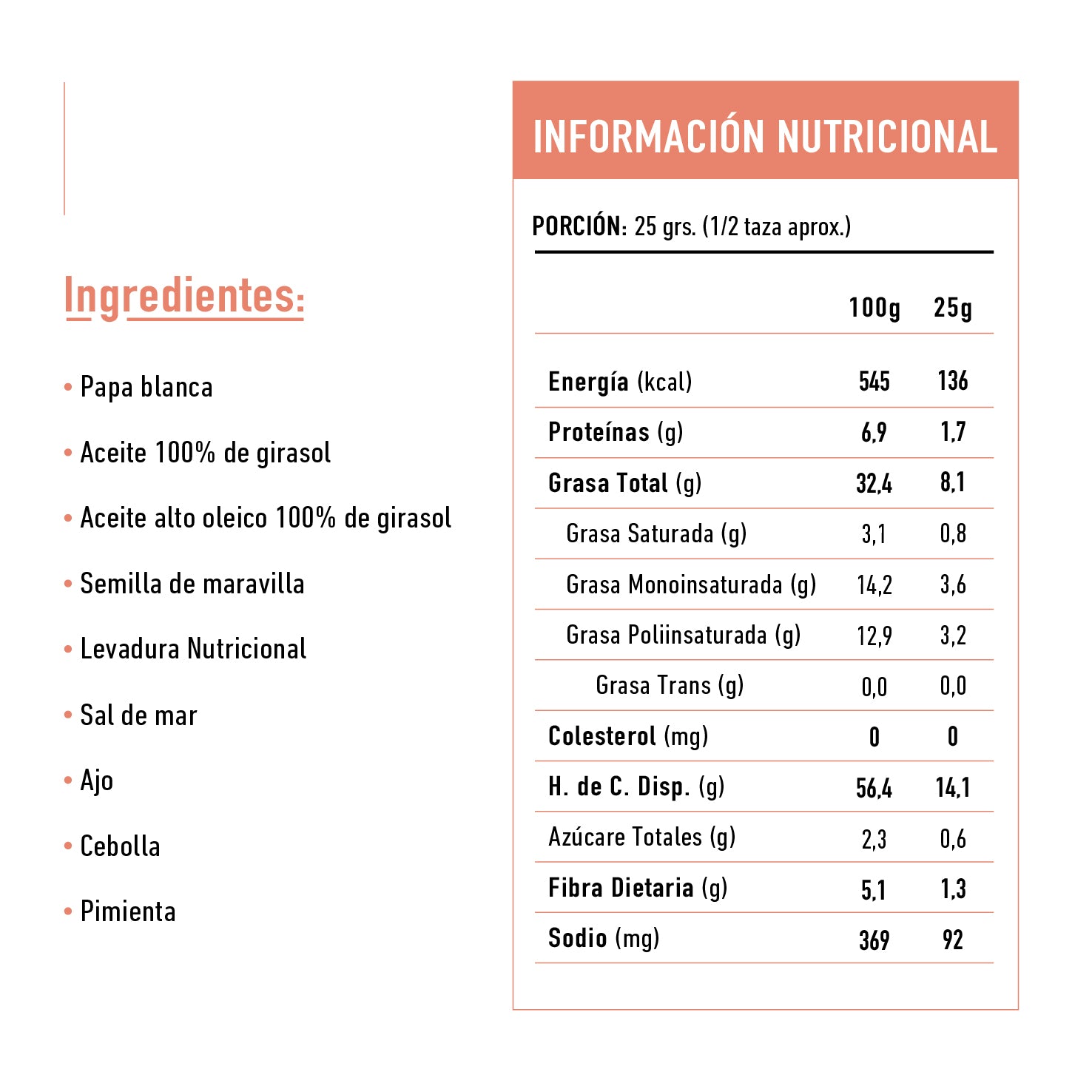 Tika Papas Ramitas Mozzarella Vegana 170g