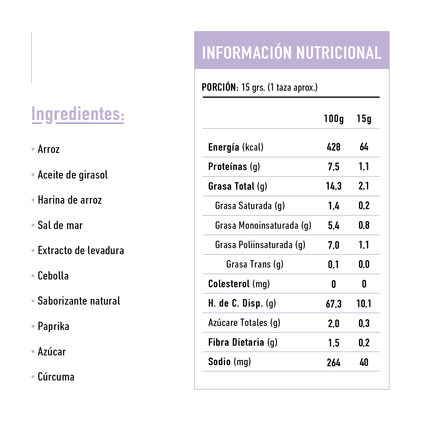 Tika Mini Rice Pop Cheddar Vegano 15g x 18 unidades